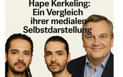 Die Kaulitz-Brüder und Hape Kerkeling – Ein Vergleich ihrer medialen Selbstdarstellung